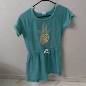 Blue pineapple dress